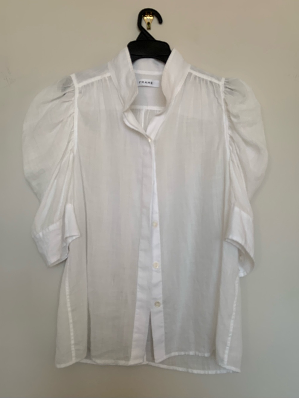 Frame white blouse